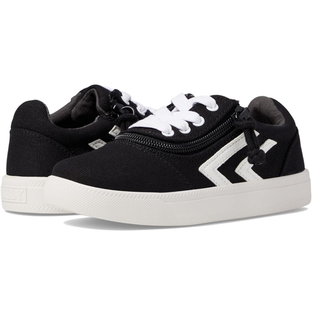 NWB BILLY Footwear CS Sneakers Low Black and White Big Kids Size 6W